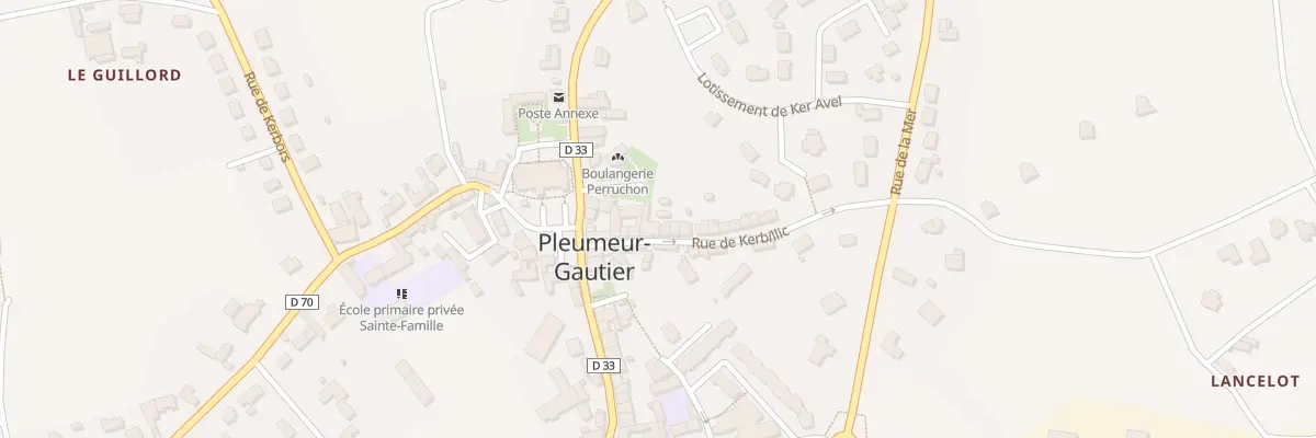 Plan du 7 Rue de Kerbillic à Pleumeur-Gautier