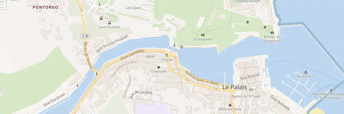 Plan du 16 Quai Jacques le Blanc au Palais