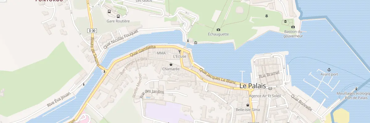 Plan du 14 Quai Jacques le Blanc au Palais