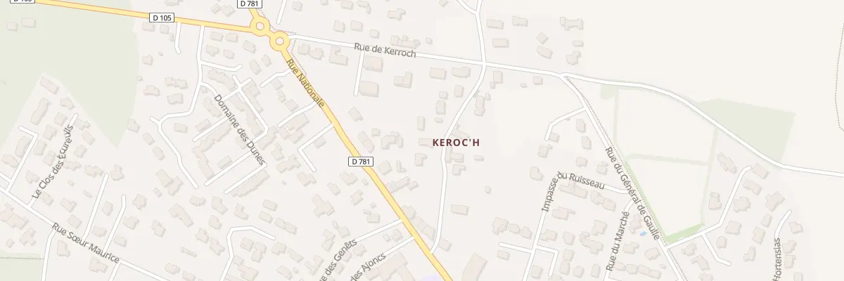 Plan du 5 Rue du Manémeur à Erdeven