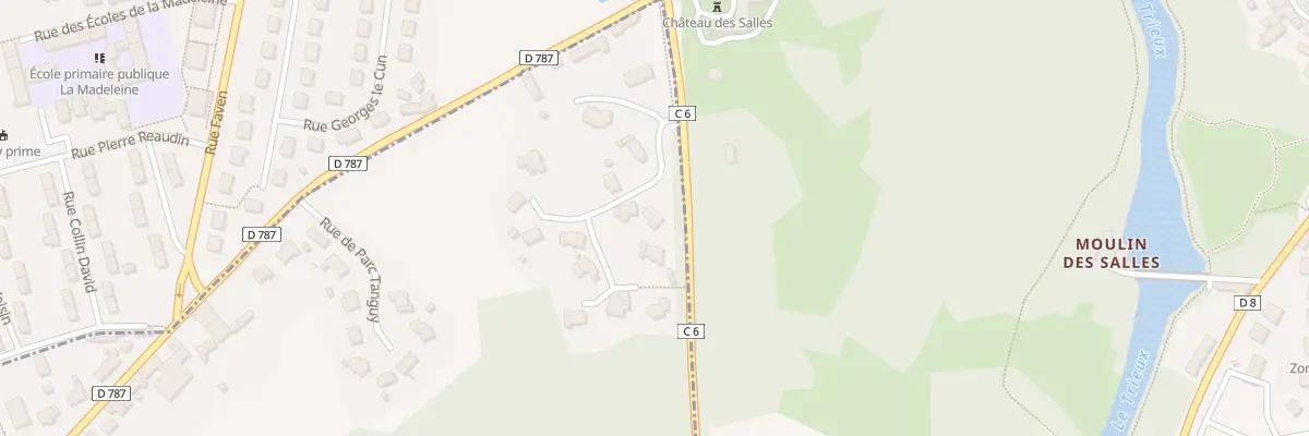 Plan du 16 Lot de la Ferme des Salles à Grâces