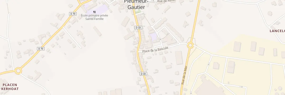 Plan du 23A Rue de la Croix Blanche à Pleumeur-Gautier
