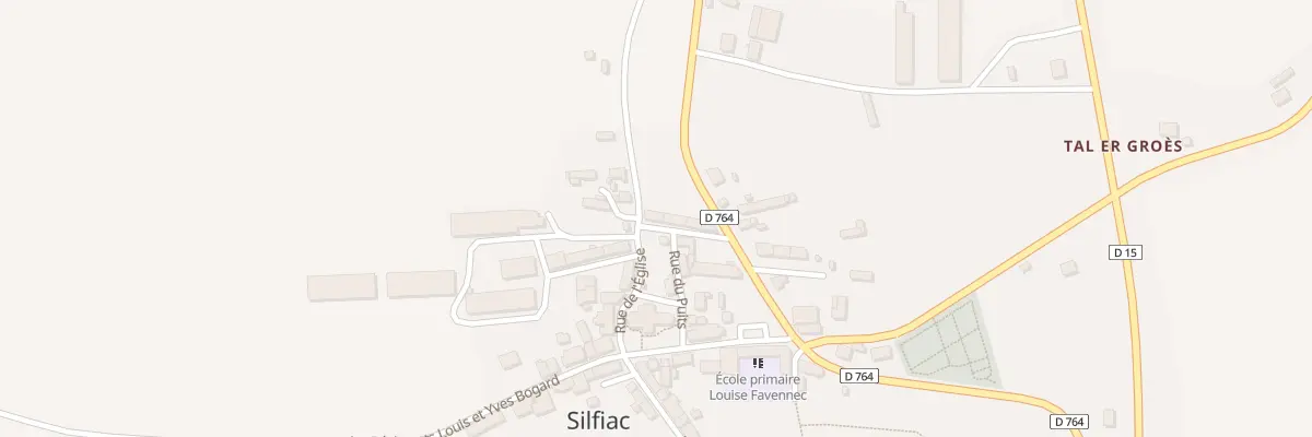 Plan du 1 Rue Lein Ar Vourch à Silfiac
