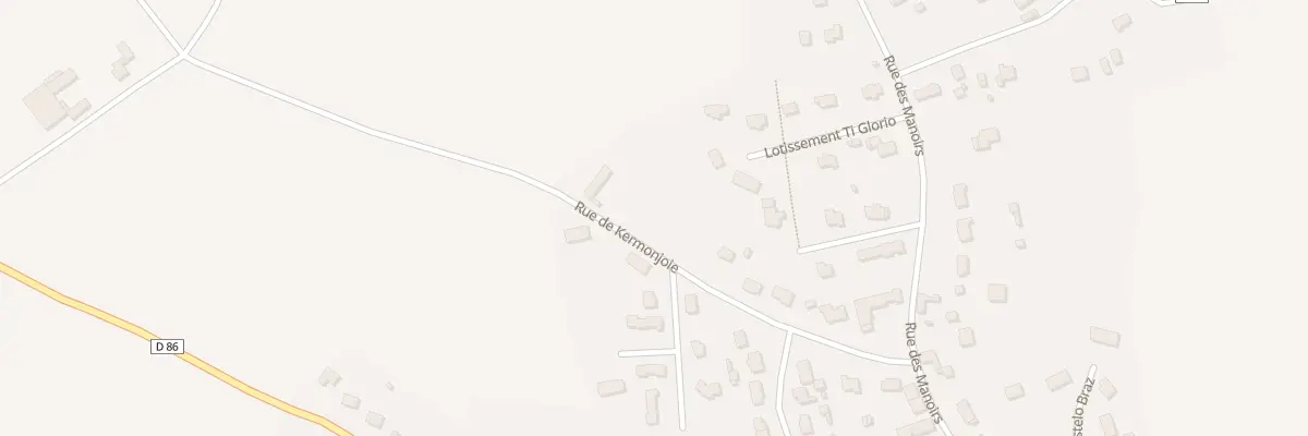 Plan du 5223 Rue de Kermonjoie à Squiffiec
