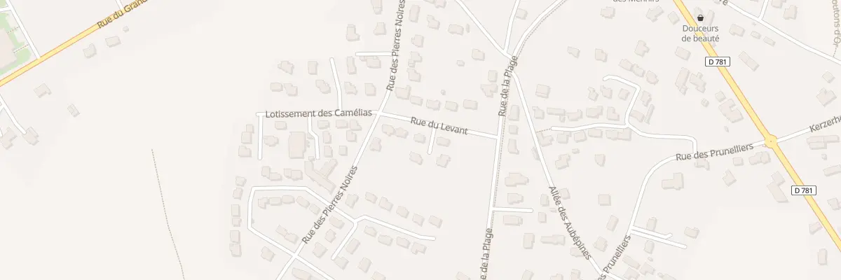 Plan du 6 Rue du Levant à Erdeven