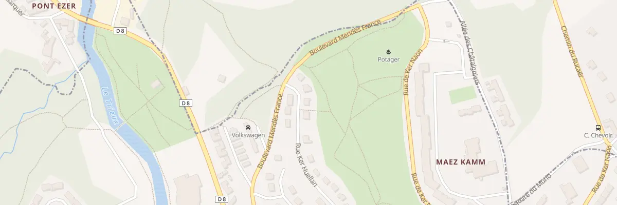 Plan du 5 Rue de Ker Uhelan à Guingamp