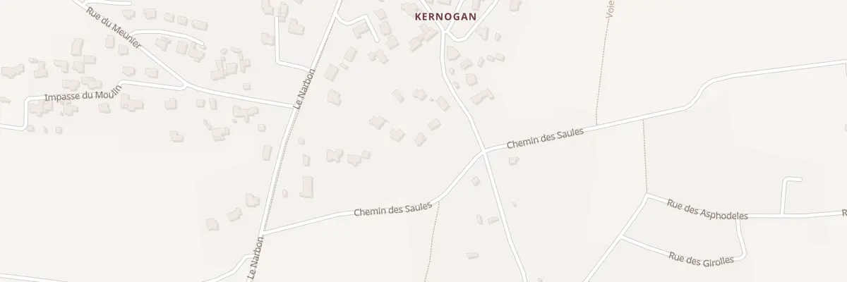 Plan du 6069 Kernogant à Erdeven