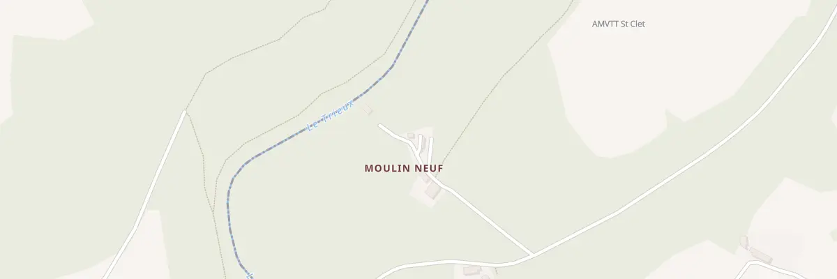 Plan du 3 Milin Nevez à Saint-Clet