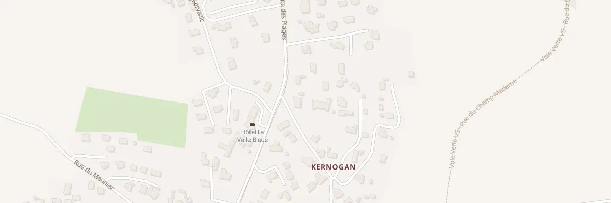 Plan du 3 Che de Kernogan à Erdeven