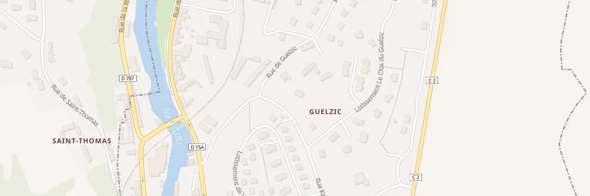 Plan du 5570 Guelzic à Pontrieux