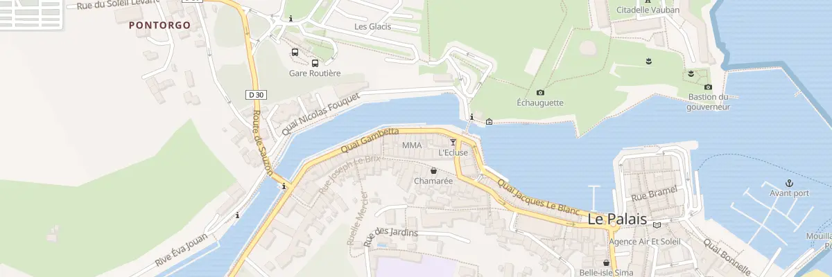 Plan du 20 Quai Gambetta au Palais