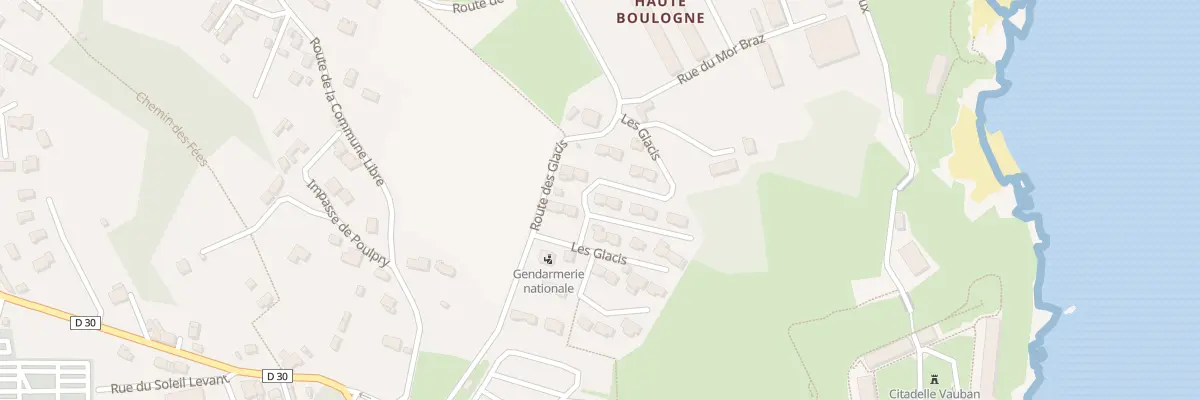 Plan du 19 Les Glacis au Palais