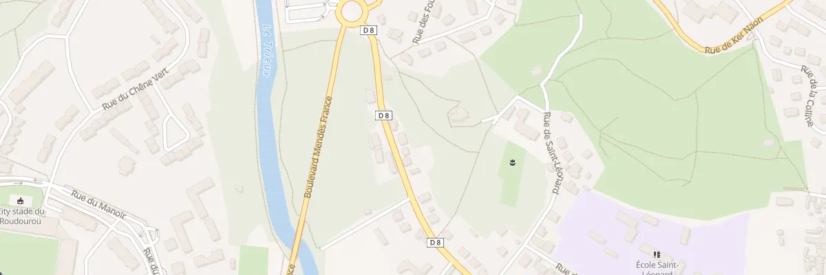 Plan du 68 Rue de l’Yser à Guingamp