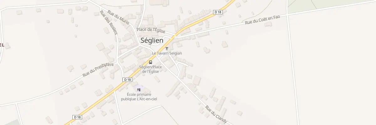 Plan du 10 Rue Vintouri à Séglien