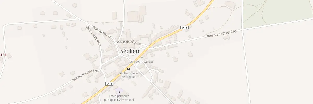 Plan du 7 Rue du Coet Fao à Séglien
