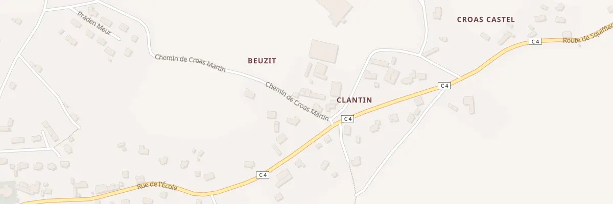 Plan du 2 Beuzit Bras à Trégonneau