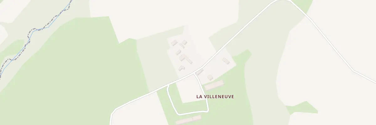 Plan du 2 La Villeneuve à Plésidy