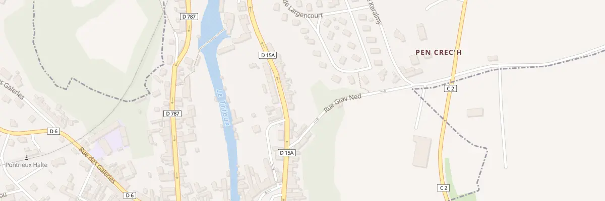 Plan du 16 Rue du Quai à Pontrieux