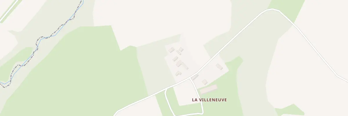 Plan du 3 La Villeneuve à Plésidy