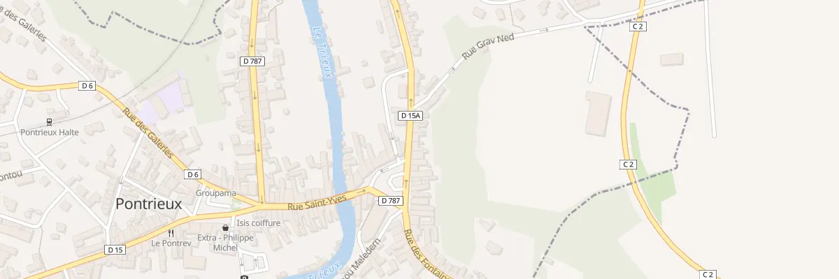 Plan du 6 Rue du Quai à Pontrieux