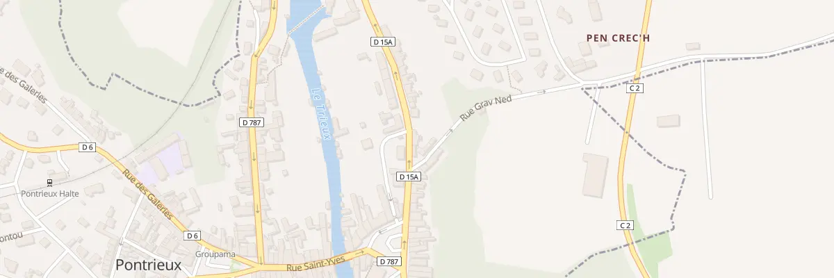 Plan du 5464 Rue du Quai à Pontrieux