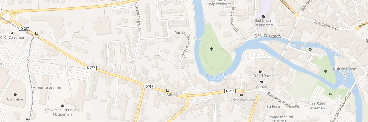 Plan du 17 Rue du Général NICOL à Guingamp