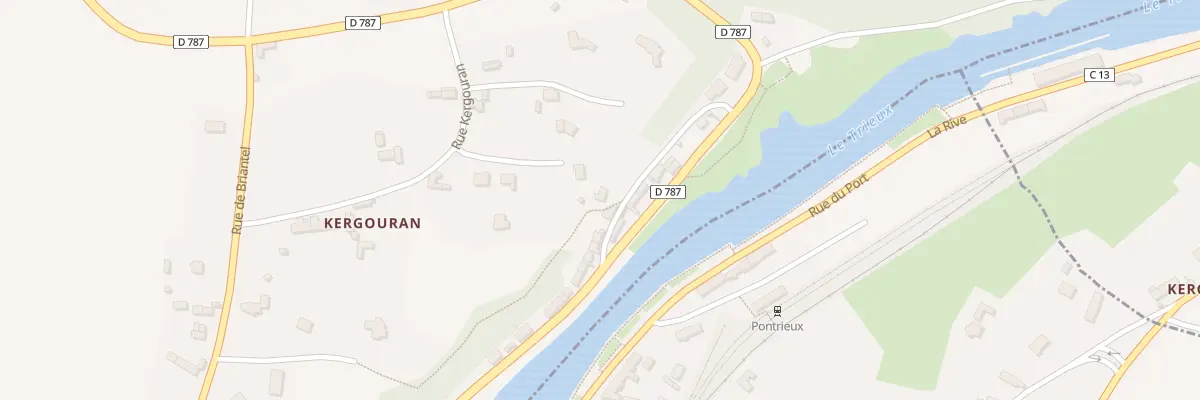 Plan du 21 Rue de la Rive à Ploëzal