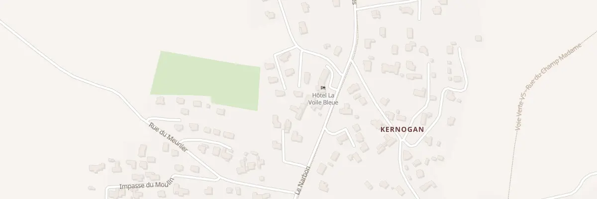 Plan du 80 Rue de Kervazic à Erdeven