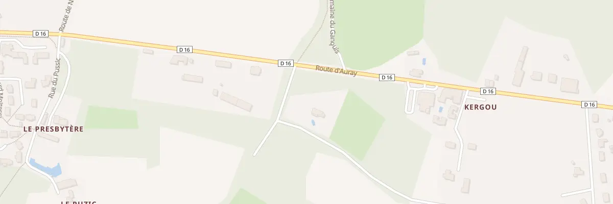 Plan du 20 Rte d’Auray à Belz
