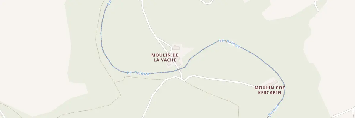 Plan du 1 Moulin de la Vache à Saint-Clet