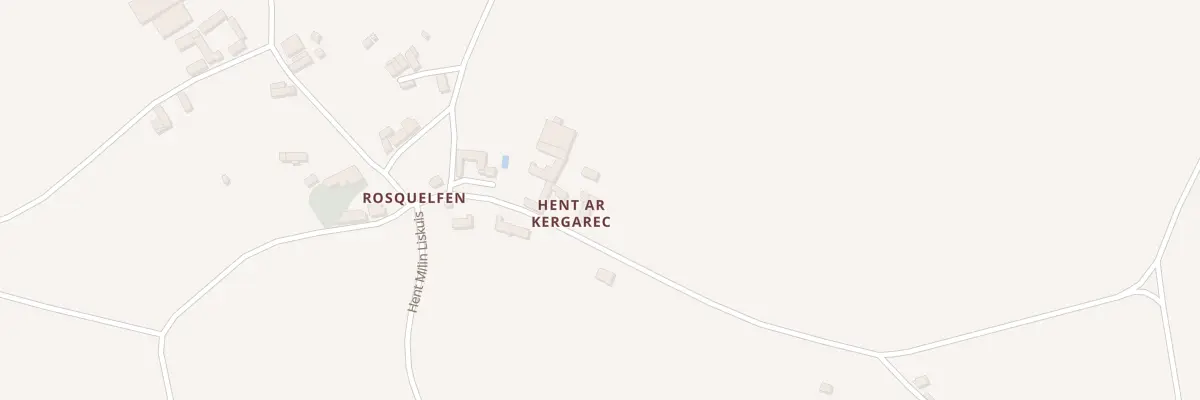 Plan du 5191 Hent Kergareg à Bon Repos sur Blavet