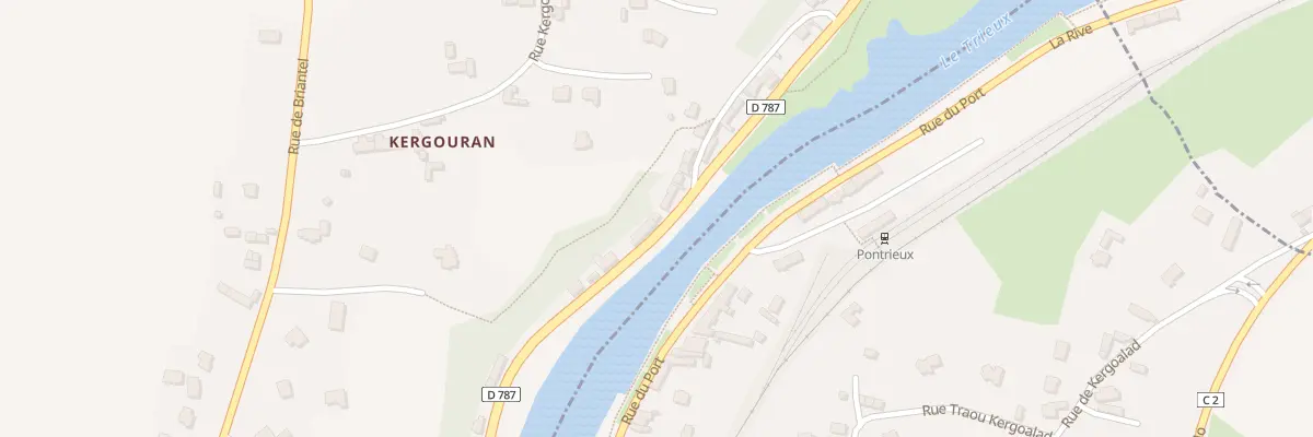 Plan du 37 Rue de la Rive à Ploëzal