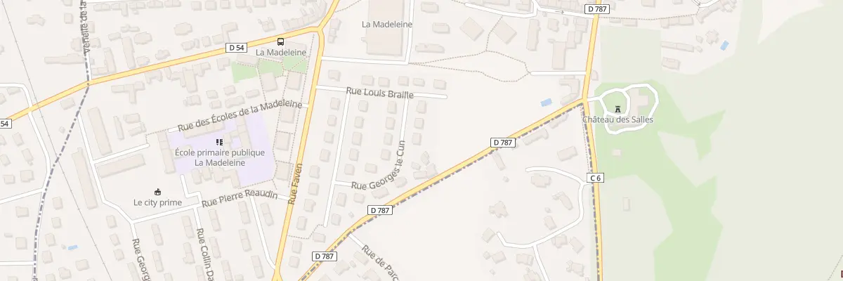 Plan du 5 Rue Georges LE CUN à Guingamp