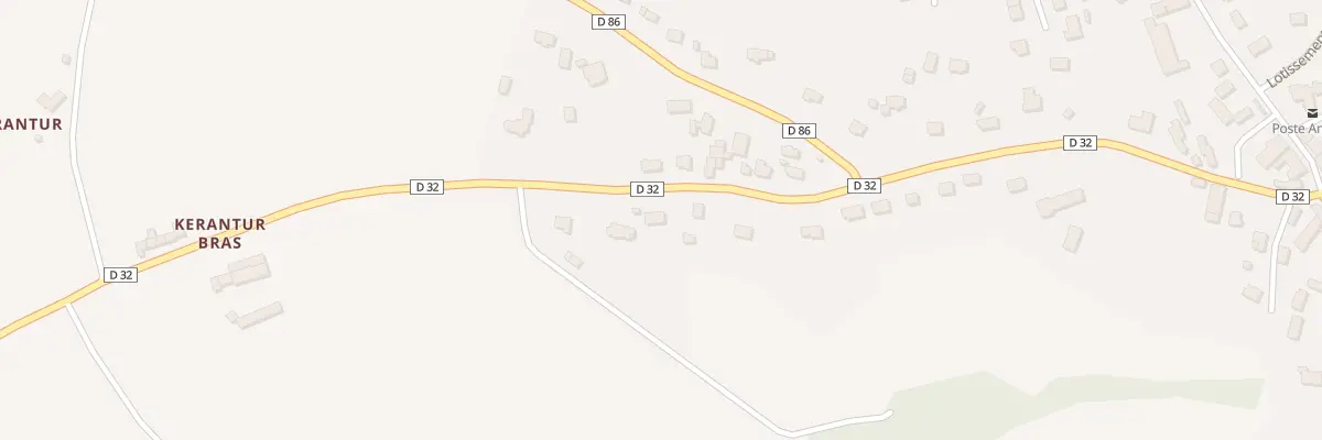 Plan du 31 Av de la Gare à Squiffiec