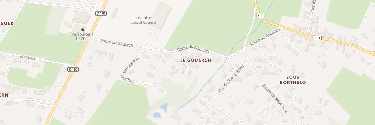 Plan du 5856 Le Gouerch au Palais