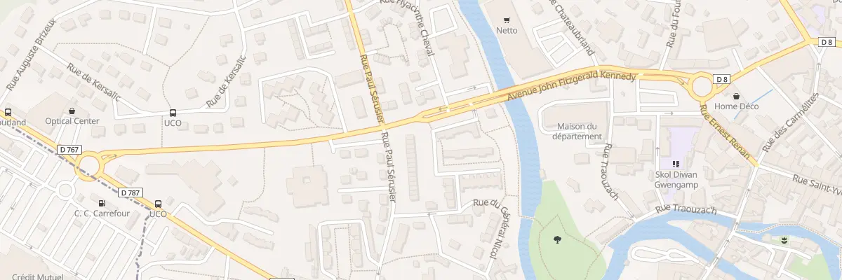 Plan du 9 Rue Raymond POINCARÉ à Guingamp