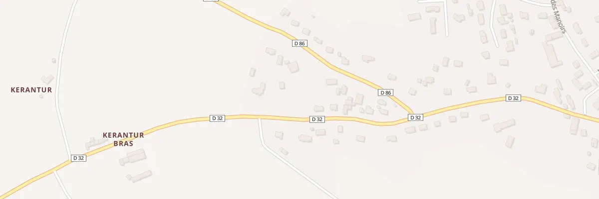 Plan du 36 Av de la Gare à Squiffiec
