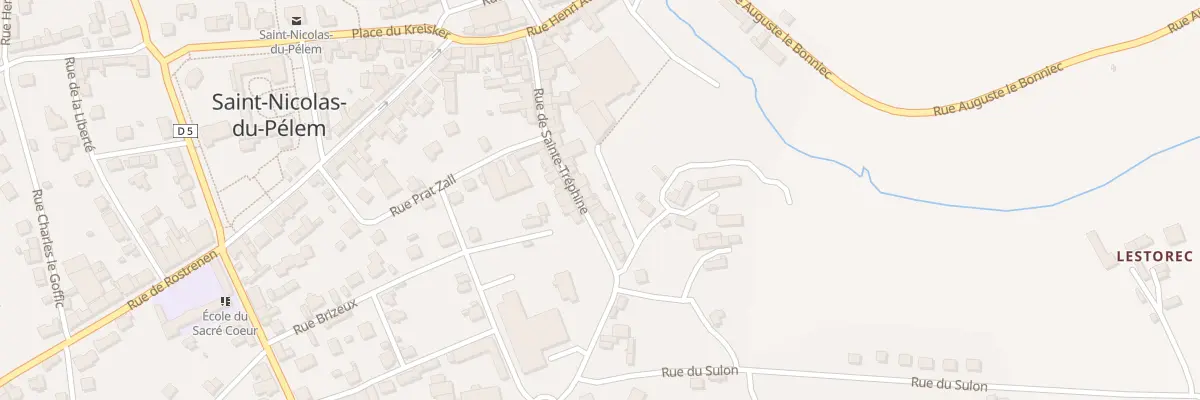 Plan du 23 Rue de Sainte Trephine à Saint-Nicolas-du-Pélem