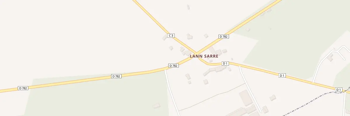 Plan du 201 Lann Sarre à Locmalo
