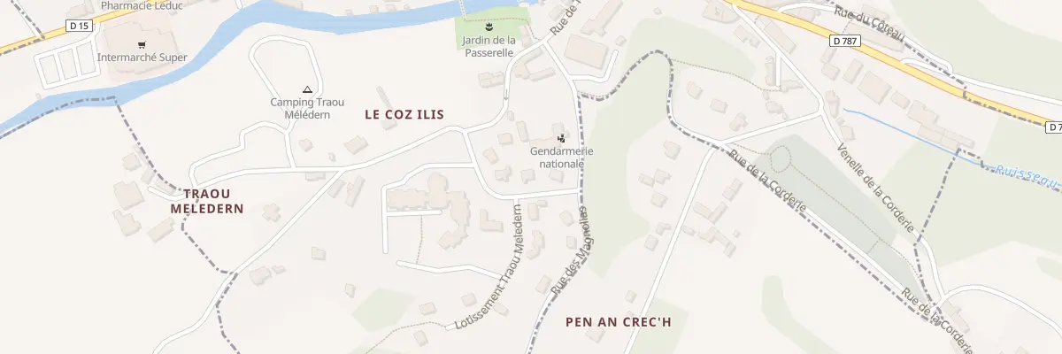 Plan du 21 Rue des Magnolias à Pontrieux