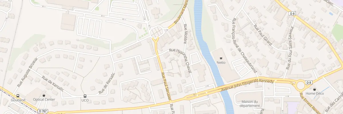 Plan du 19 Rue Hyacinthe CHEVAL à Guingamp
