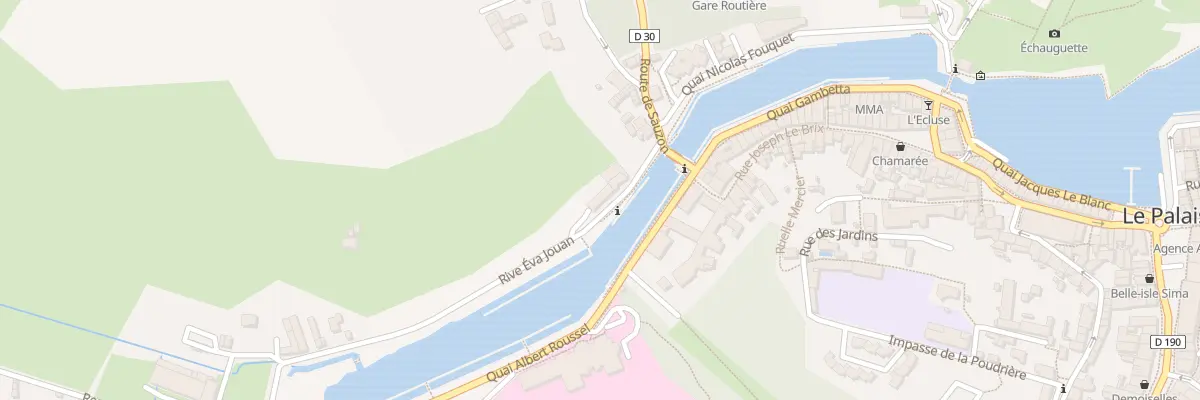 Plan du 80 Rive Éva Jouan au Palais