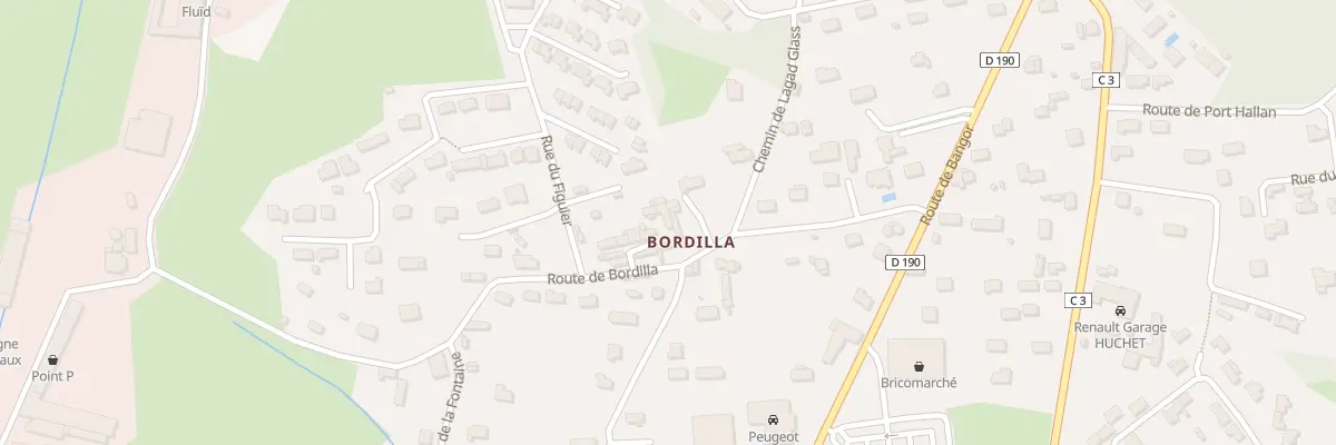 Plan du 5722 Bordilla au Palais