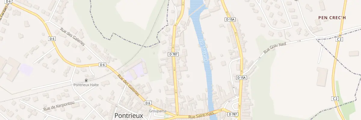 Plan du 16 Rue de la Presqu’Ile à Pontrieux