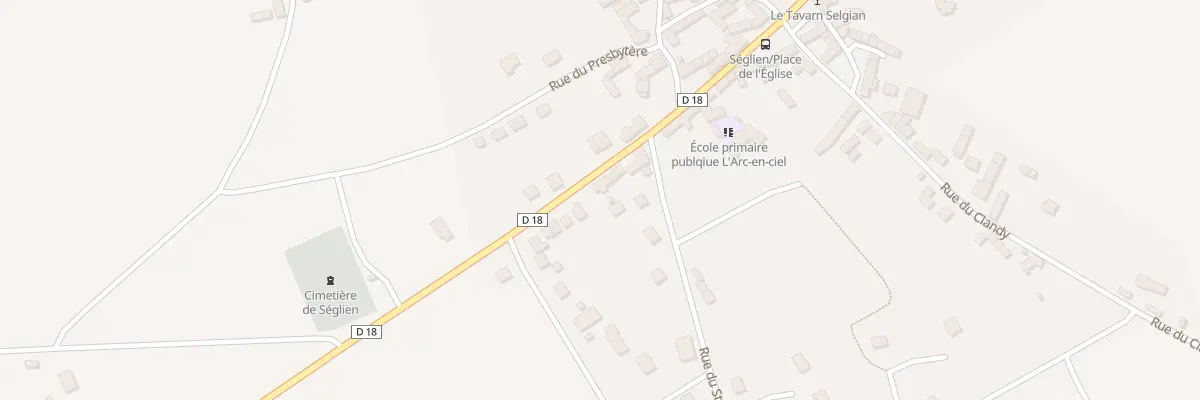 Plan du 26 Rue Yves le Calvé à Séglien