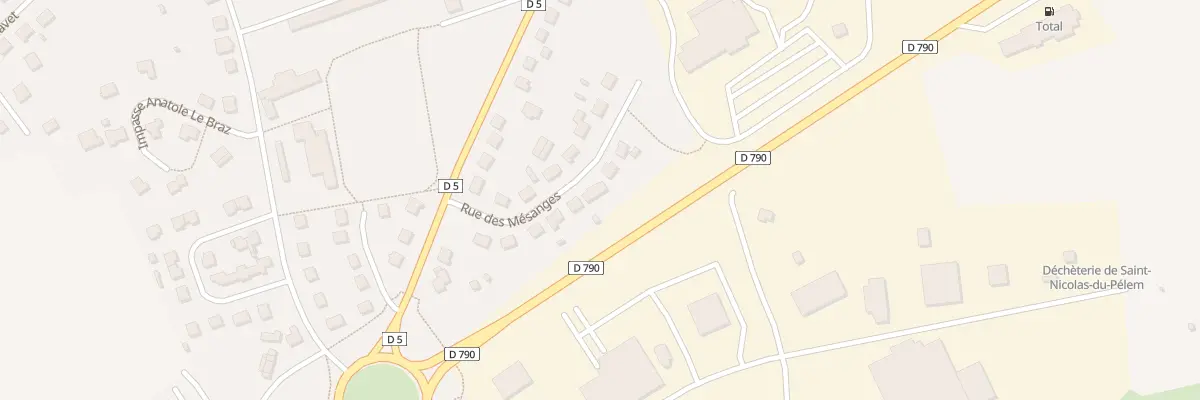 Plan du 12 Rue des Mésanges à Saint-Nicolas-du-Pélem