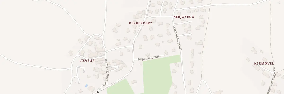Plan du 6274 Kerberdery à Erdeven