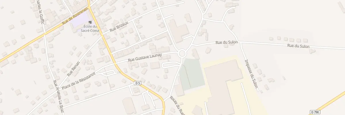 Plan du 6 Rue Gustave Launay à Saint-Nicolas-du-Pélem