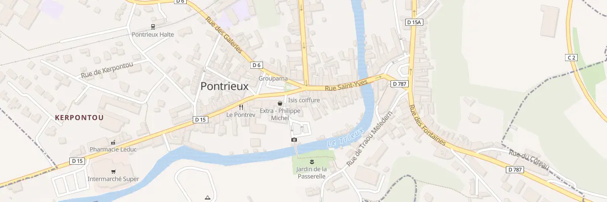 Plan du 16 Pl de la Liberté à Pontrieux