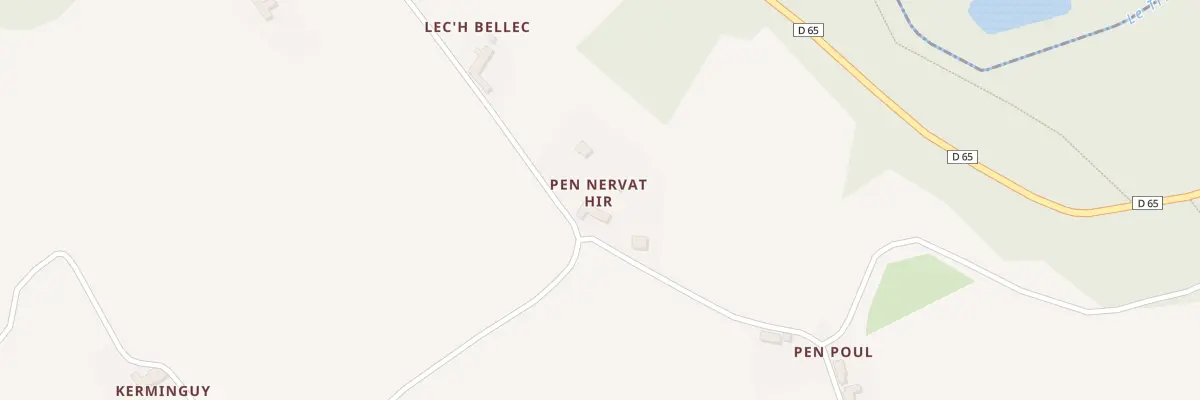 Plan du 3 Pen Nervat Hir à Plouëc-du-Trieux